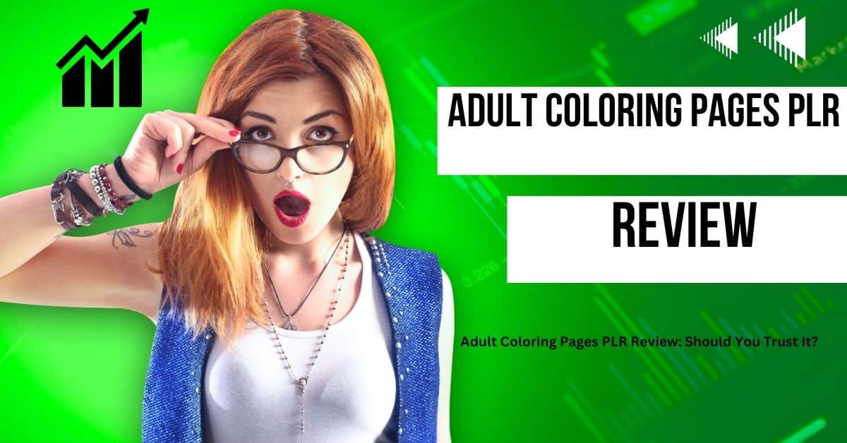 Adult Coloring Pages PLR: The Ultimate Content Marketing Tool
